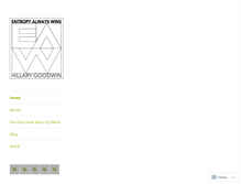 Tablet Screenshot of entropyalwayswinsblog.com